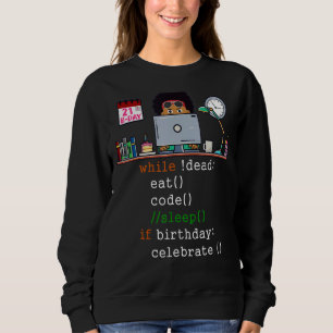 Mens 21st Birthday I Software Engineer & Coder I E Sweatshirt