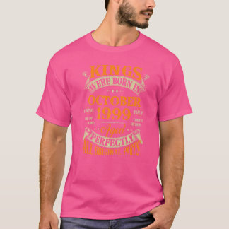 Mens 23rd Birthday  Kings Born In October 1999 23  T-Shirt