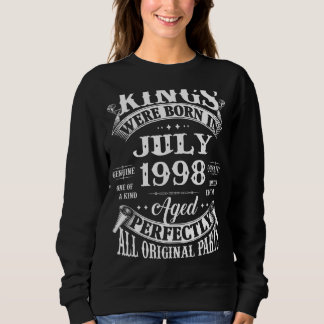 Mens 24th Birthday Gift For Kings Born In July 199 Sweatshirt