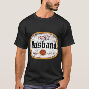Mens 2nd Wedding Anniversary Gift Best Husband Sin T-Shirt