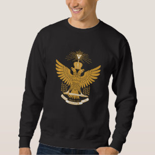 Mens 33rd Degree Masonic Scottish Rite Wings Up Fa Sweatshirt