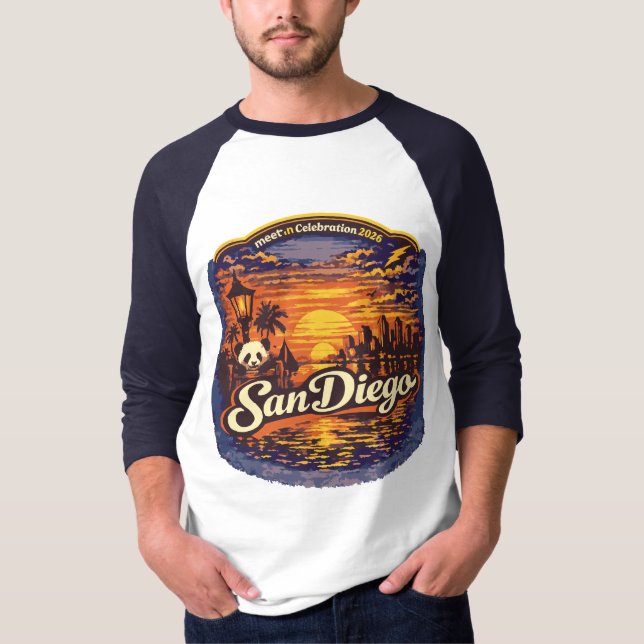 Men's 3/4 sleeve shirt (Front)