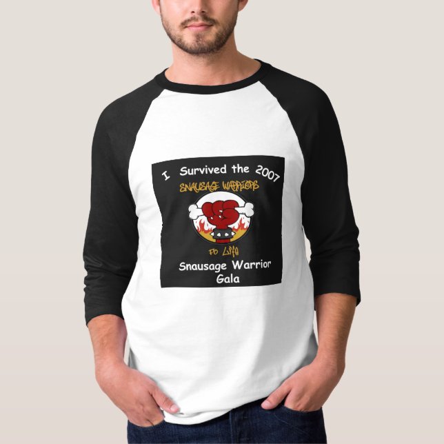 Mens 3/4 sleeve T-Shirt (Front)