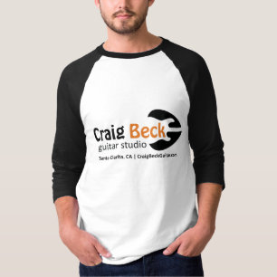 Men's 3/4 Sleeve Tee Craig Beck Guitar Studio