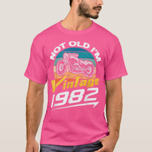 Mens 40th Birthday Man Biker Legend Motorcycle Cho T-Shirt