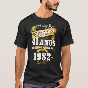 Mens 41st Birthday  for Men in Spanish Regalo cump T-Shirt