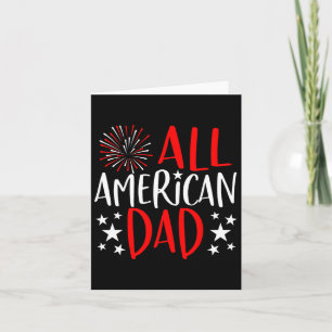 Mens 4th Of July Family Matching Shirts All Americ Card