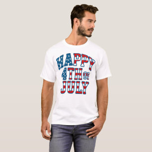 Mens 4th of July  T-Shirt
