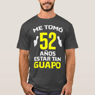 Mens 52 Anos Regalo de Cumpleanos 52 para el T-Shirt