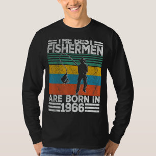Mens 56 Years Old Fisherman Fishing 56th Birthday T-Shirt