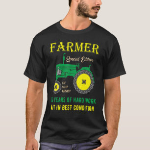 Mens 60th Birthday Farmer Hard Work But In Best Co T-Shirt