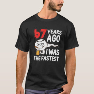Mens 67Th Birthday Gag Sperm. 67 Years Of Awesome T-Shirt