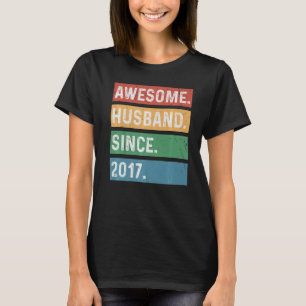 Mens 6th Year Wedding Anniversary - Awesome Husban T-Shirt