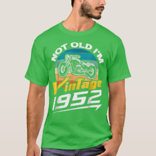 Mens 70th Birthday Man Biker Legend Motorcycle Cho T-Shirt
