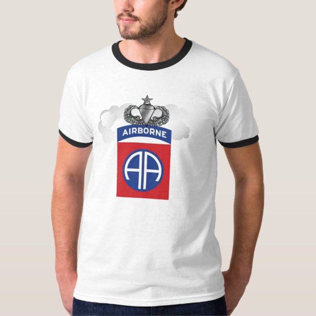 Mens 82nd Airborne All The Way Tee (Front)