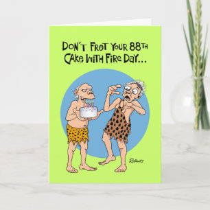 Men's 88th Birthday Card Humour