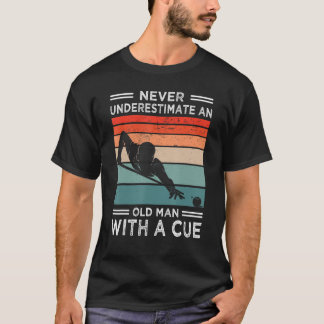 Mens 8 Ball Eight Ball Pool Billiards T-Shirt