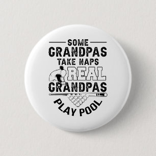 Mens 8 Ll Eight Ll - Funny Pool Billiards 6 Cm Round Badge
