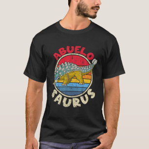 Mens Abuelo Saurus I Ankylosaurus Dinosaur I Famil T-Shirt