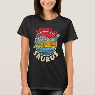 Mens Abuelo Saurus I Ankylosaurus Dinosaur I Famil T-Shirt