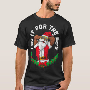 Mens Adult Humour Christmas I Do It For The Ho's B T-Shirt
