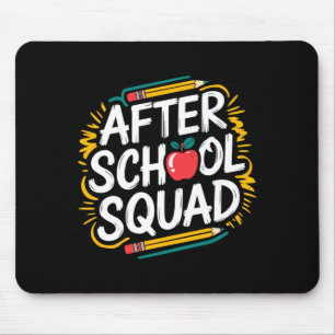 Mens after school program teaching and team after mouse mat