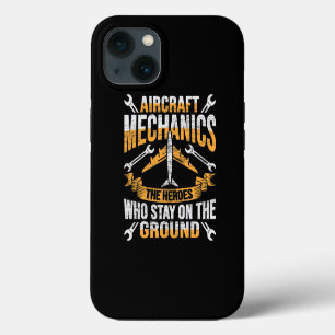 Mens Aircraft Mechanic Hero Design for a aircraft iPhone 13 Case