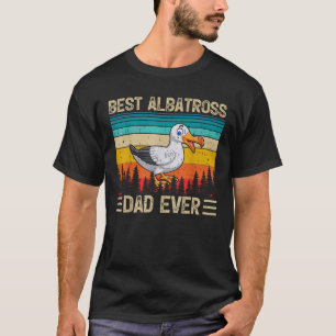 Mens Albatross Bird Vintage Best Albatross Dad Eve T-Shirt