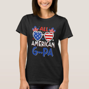 Mens All American G Pa 4th Of July American Flag S T-Shirt