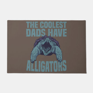 mens alligator snapping turtle dad far pet turtle  doormat