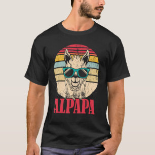 Mens ALPAPA Alpaca Fan Llama Fan Father's Day Re T-Shirt