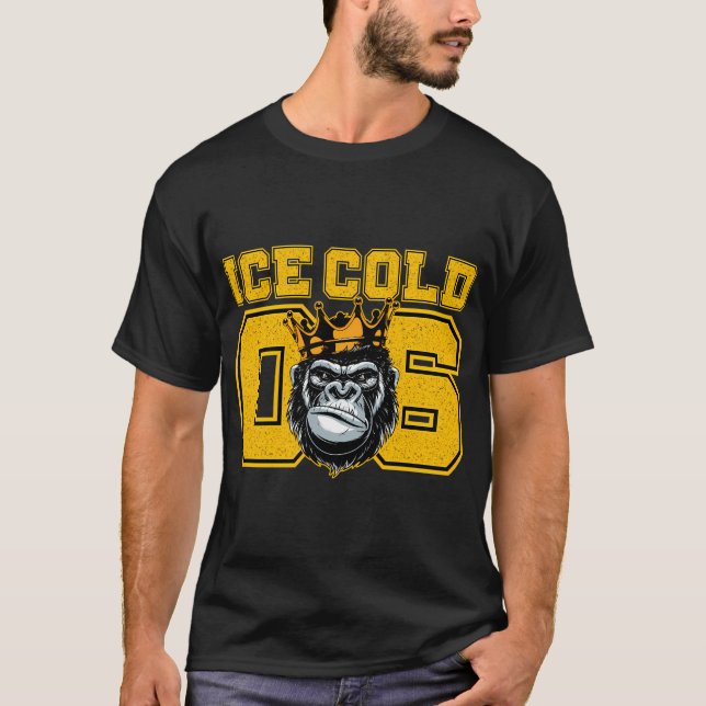 Mens Alpha African Fraternity Ice Cold Brothas 190 T-Shirt (Front)