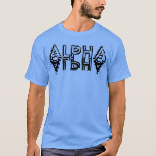 Mens ALPHA Gym Fitness Workout Bodybuilding Motiva T-Shirt