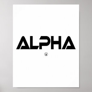 Mens Alpha Gym Rabbit Workout Bodybuilding Fitness Poster