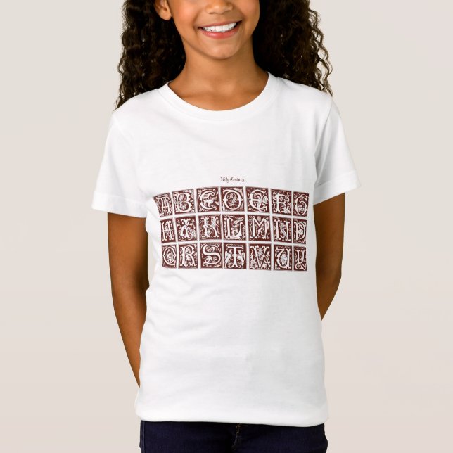Men's Alphabet Shirt (Front)