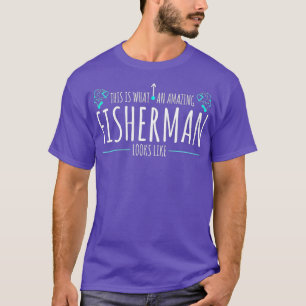 Mens Amazing Fisherman Funny Fishing Quotes  T-Shirt