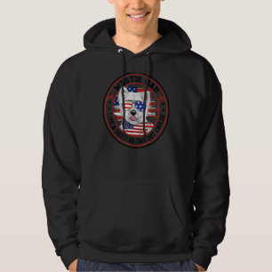 Mens American Flag 4th Of July Westie Dad Like A R Hoodie