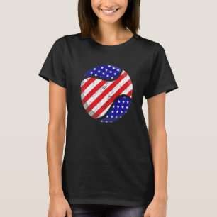 Mens American Flag Tennis July 4th Usa Men Women K T-Shirt