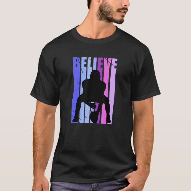 Mens American Football Motivational Sports Quarter T-Shirt (Front)