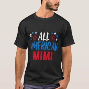 Mens american mimi grandma 4th july matching T-Shirt