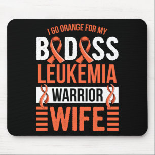 Mens Aml Leukaemia Design For A Husband Of A Mouse Mat