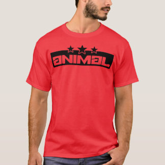 Mens ANIMAL Gym Fitness Workout Bodybuilding Motiv T-Shirt