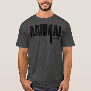 Mens ANIMAL Gym Fitness Workout Bodybuilding Motiv T-Shirt