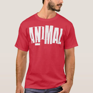 Mens ANIMAL Gym Fitness Workout Bodybuilding Motiv T-Shirt