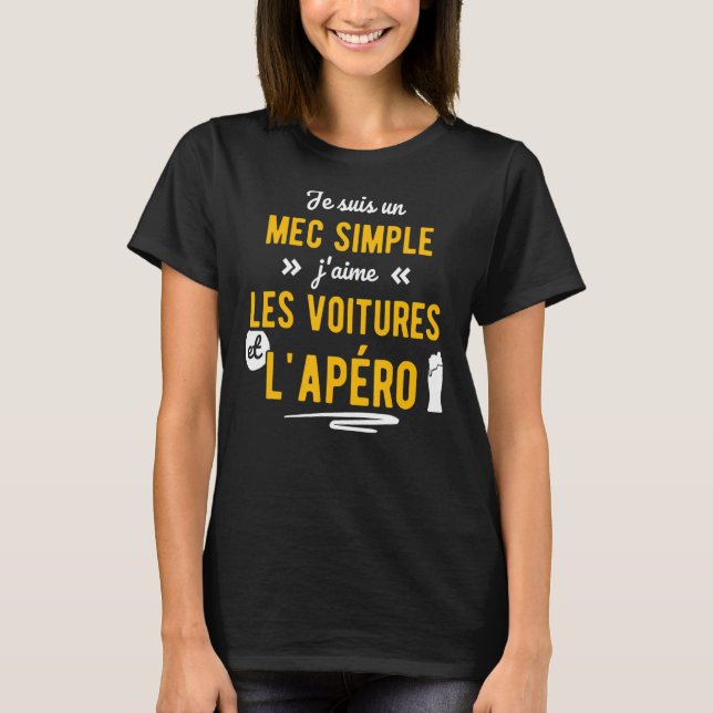 Mens  Apero Car   Idea T-Shirt (Front)