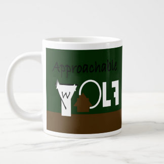 Men's Approachable Wolf  Mug Ft. Graphics by J.H.T