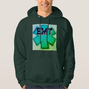 Men's Aqua EMT Hoodie