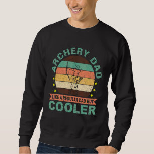 Mens Archery Dad Shooting Sport Training Arrow Bow Sweatshirt