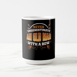 Mens Archery Gift Archer Lover With Bow Gift Coffee Mug