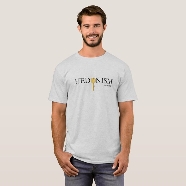 Men's Ash Hedonism Tee (Front Full)